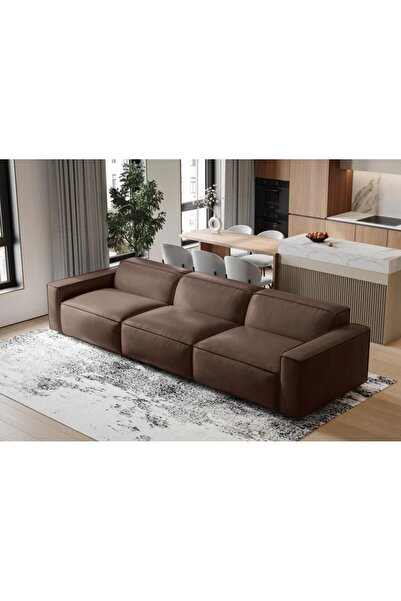 hoom concept ORLANDO DERİ ÜÇLÜ KOLTUK