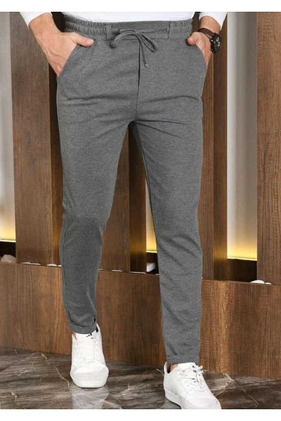 rlt relax time Men's King Pique Double Leg Belted Jogger Pants