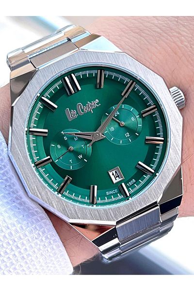 Lee Cooper Steel Band Inner Functions Active 5 Atm Water Resistant Men Wrist Watch Elc08018.370