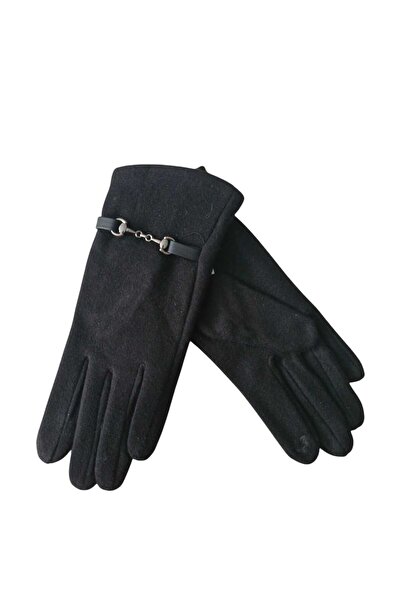 Betülce KADİFE ZİNCİRLİ KIŞLIK DOKUNMATİK YUMUŞAK RÜZGAR GEÇİRMEZ KALİTELİ KADIN ELDİVEN