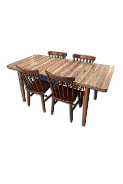 Ankara Mobilya Masa 12503 MOTİf Kütük Desen Model Klasik Kayın ayak Kafes san...