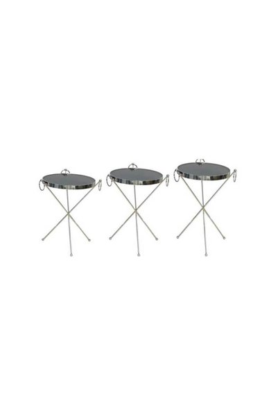 BENGİ TİCARET Brc 17523 Zigon Küpe Metal Gümüş Krom renk ayak Kırılmaz temper...