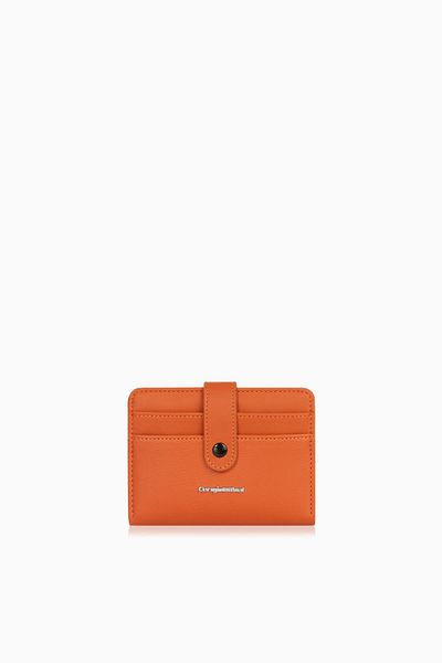 CENGİZ PAKEL Cengiz Pakel Women's Mini Size Wallet with Snap Detail - 65315 - Tile