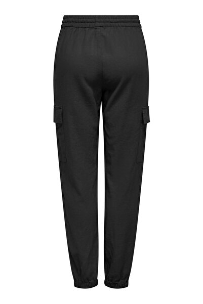 ONLY ONLCARO MW LIN PULL-UP CARGO PNT NOOS15310987 BLACK