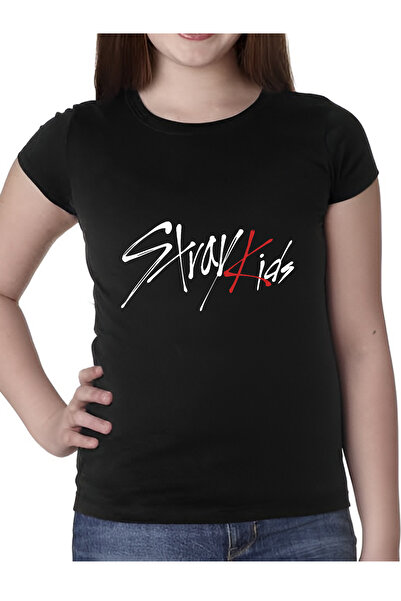 Cemira Stray Kids Skzoo Design Copii Negru Tricou Copii Tricou