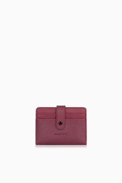 CENGİZ PAKEL Cengiz Pakel Women's Mini Size Wallet with Snap Detail - 65315 - Plum