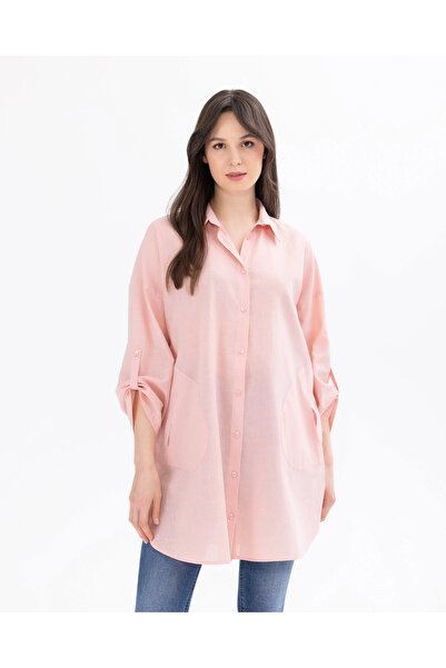 SEÇİL Katlanabilir Kollu Düğmeli Gömlek