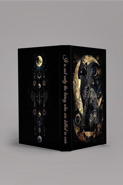 bymat Cat Energy Design Decor Box - Book Look Decorative Box - Storage Box