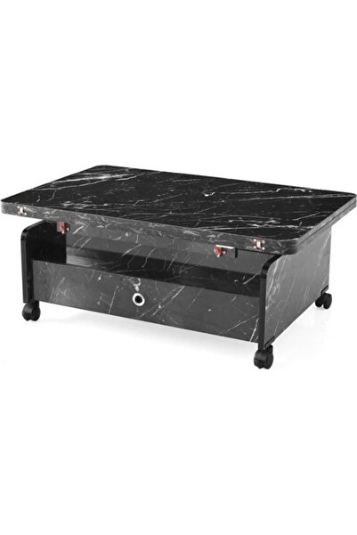 ZERENLAND 104 Akıllı Sehpa Çift Çekmeceli 3 Kademeli 6 Farklı Fonksiyonlu Sih...