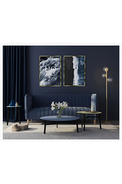 Homelux Canvas 50x70 Cm, Black Beach