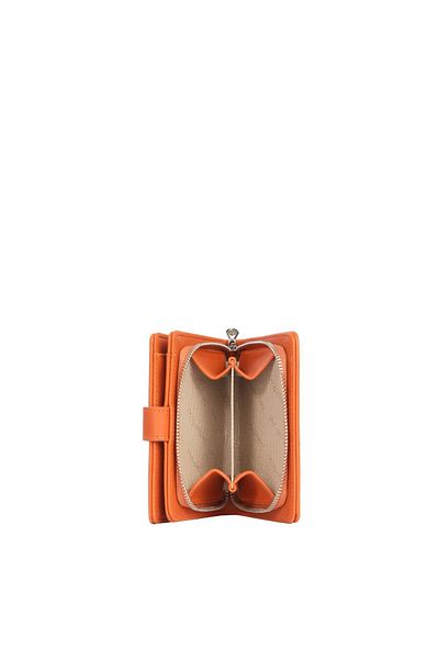 CENGİZ PAKEL Cengiz Pakel Women's Mini Size Wallet with Snap Detail - 65315 - Tile