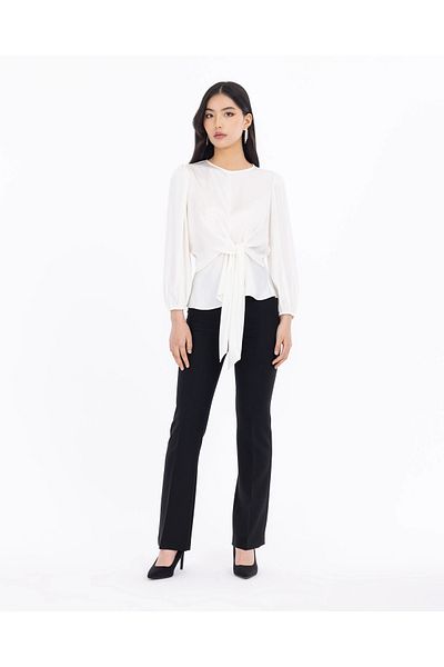 SEÇİL Tie Blouse
