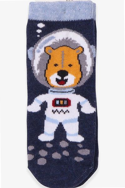 Katamino Индиго чорапи за момче 1-2-7-8 години - дизайн на куче-космонавт