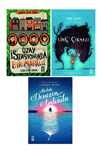 Genç Timaş 5.6.7. Sınıf Okuma Seti 3 Kitap Uzay İstasyonunda Bir Mahalle-Linç...