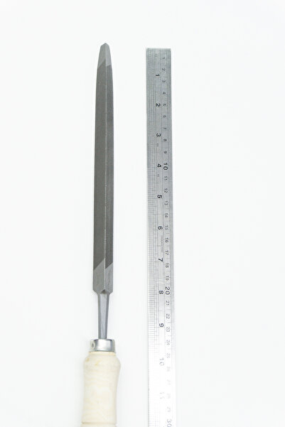 Nicholson 8” 20 cm Regular Üçgen Profesyonel Hassas Kesim Bıçak Testere Eğesi - 1 Adet