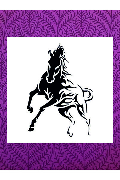 Stencilsarayi STENCİL SARAYİ BOYAMA ŞABLON HAYVANLAR - 8478 ÖLÇÜ 80X80