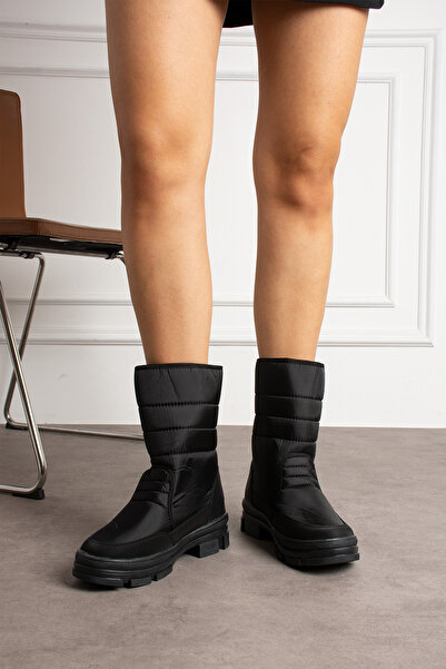 HKM shoes New Season Comfortable Fiber Inside Thermo Sole Wedge Heel Women's Lightweight Daily Snow Boots