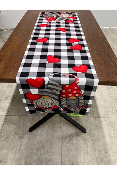 tarzınısec Valentine's Day Love Themed Runner Cover 40 X 140