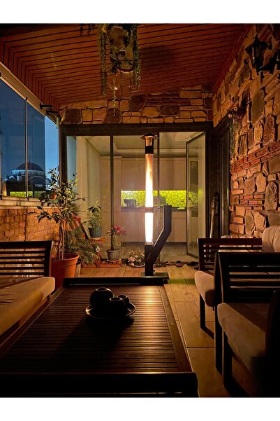 Universal PELET SOBA ISI CAMLI TEKERLEKLİ A KALİTE