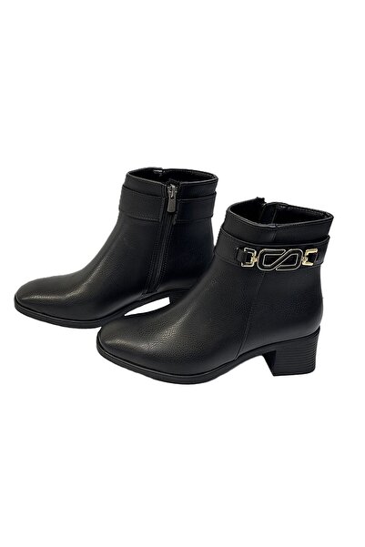 KAFKASLAR AYAKKABI KAFKASLAR KISA BOY 4 CM KALIN KISA TOPUKLU YENİ MODEL TAŞLI  BOT