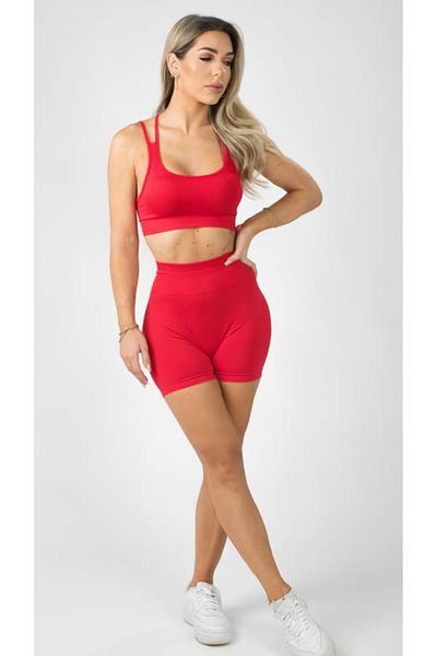Zeynos Giyim Seamless Sports Shorts and Bra Tights Set