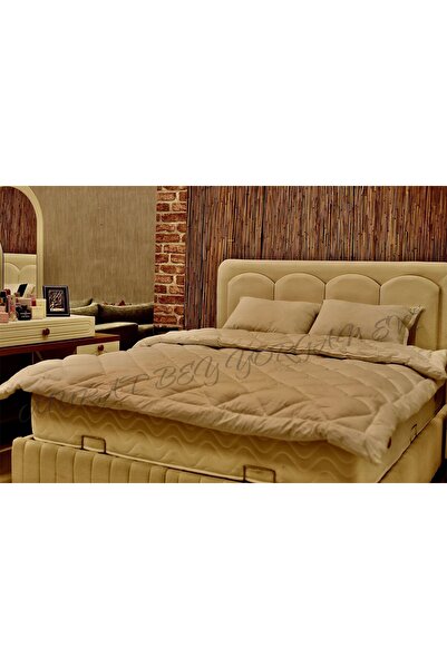 MURAT BEY YORGAN EVİ Tek Kişilik Merinos Kuzu Yünü Yorgan (%100 SAF MERİNOS KUZU YÜNÜ) 160 X 220 Cm Ebat, 3000 gram