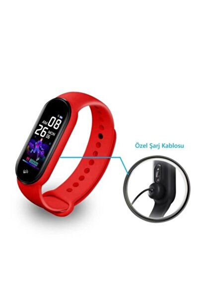 Polosmart PBS105 Akıllı Bileklik Kırmızı