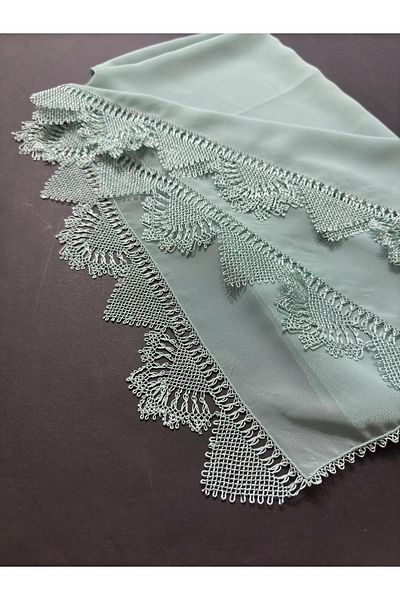arzumçeyiz 140*70 cm Handcrafted Needlework - Mevlüt Head Scarf and Lemon Mildew