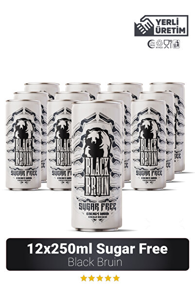 Black Bruin Şekersiz 250 ml 12 Adet