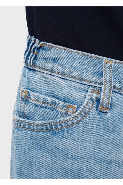 MANGO Woman Egyenes szabású kismama farmernadrág