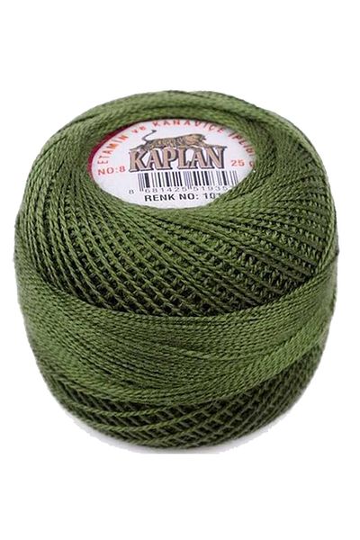 Kaplan 3 Pieces of Tiger Etamine and Cross Stitch Thread No. 8 Code/Color: 602 - 599 - 1015 - Ryl