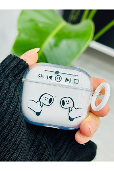 Go Aksesuar AirPods 3. Generation Compatible Special Design Thick Silicone Protective Case