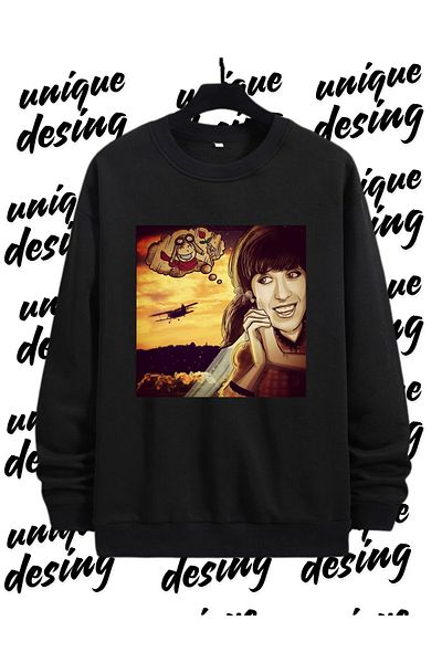 UNIQUE DESIGN Vecihi Patterned Sweatshirt - Couple Combination Set