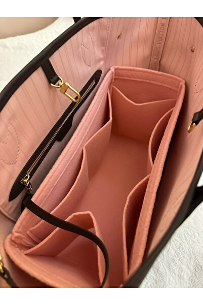 Keçelove منظم حقيبة لـ LV Neverfull MM، منظم حقيبة Neverfull MM