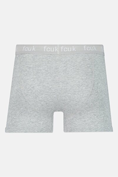 Fcuk Men 3 Pack Brand Logo Boxer Brief, Red