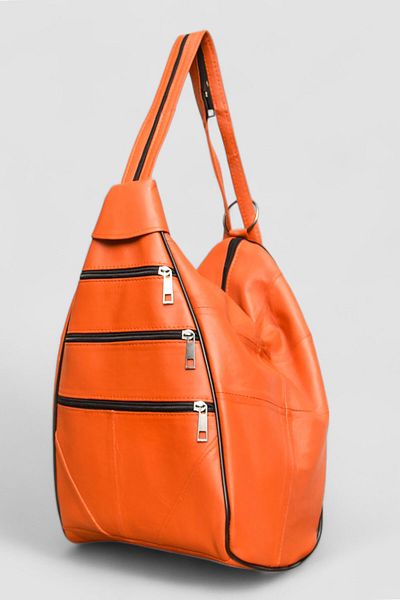 Lederax Genuine Leather Multi-Compartment Backpack and Shoulder Bag - Ld52
