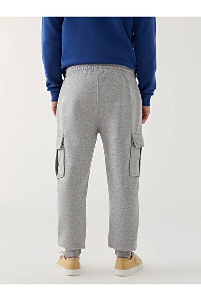 LC Waikiki Ανδρικό χοντρό παντελόνι Jogger Xside Grey Standard Fit