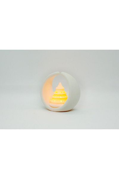 BloomLab 3D Model with White Led Light - Pine Tree Silhouette