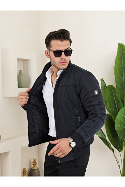 HI MEN Bomber Coat Fiber Embroidered Comfort