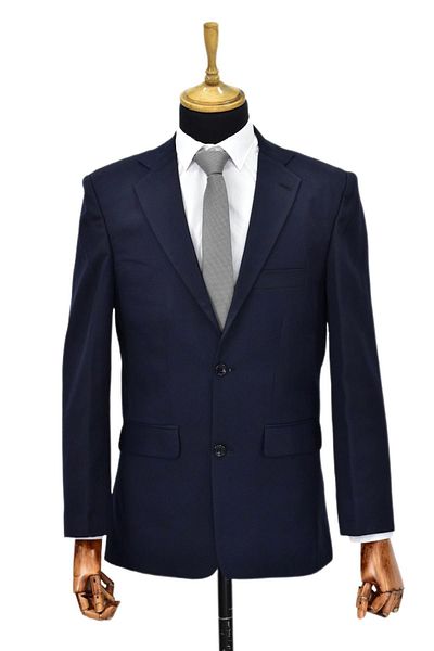 BAGLAN Ανδρικό Navy Blue Color, Μονό Μπουφάν Μονό Γιακά BGL-ST04159