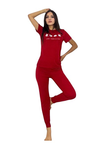 FAMES PİJAMA Summer Suprem Cotton Pandal Pjamas Suit