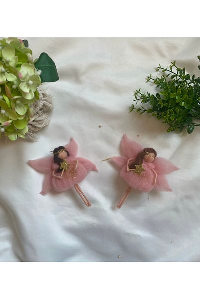 Tasarım Felt Fairy Doll, Fairy Doll, Pink Fairy Doll, Angel Doll