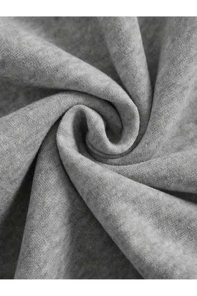 WOODROFFE Men's Cycling Printed Oversize Sweatshirt - Gray Black Loose Cycling Sweatshirt