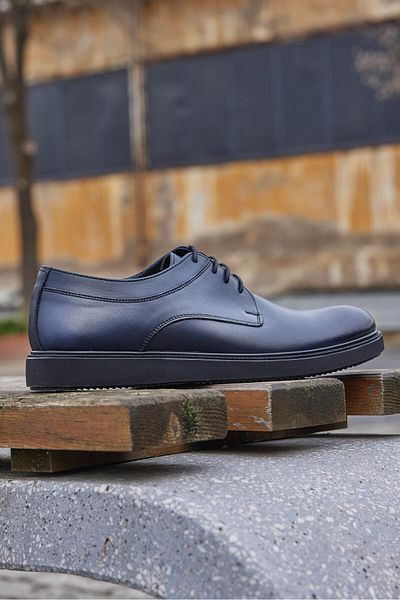 Vantaggio Pantofi clasici casual pentru bărbați Luis bleumarin 100% piele naturală