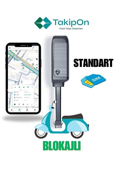 TakipOn Motosiklet Takip Cihazı, SIM Kartlı, Motor Blokajlı, Standart Paket, ...