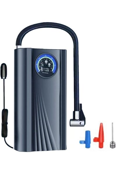 Genel Markalar Araba lastikleri için hava pompası çakmaklık girişli 150PSI elektrikli pompa otomobil bisiklet top