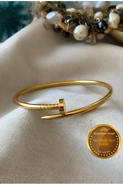 GUNEYS Steel Nail Bracelet