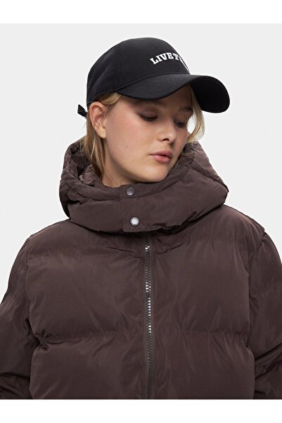 Ltb Hooded Zippered Inflatable Coffee Coat