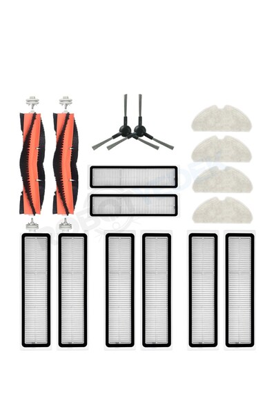 robotyedek Set de mopuri cu filtru Hepa pentru perie de schimb compatibilă Dr...