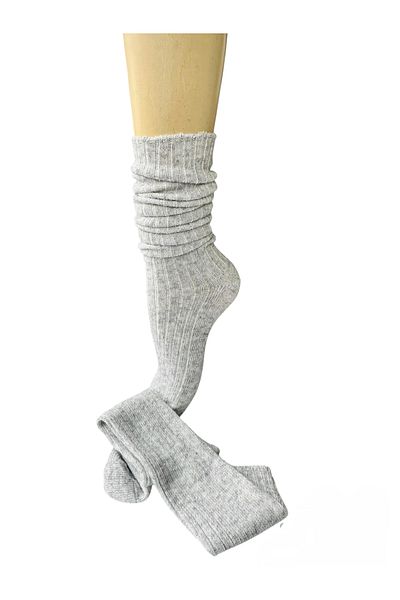 Yonca Butik Lilac Knee Length Wool Socks